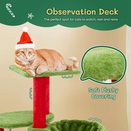 2-Level Cat House with Hammock