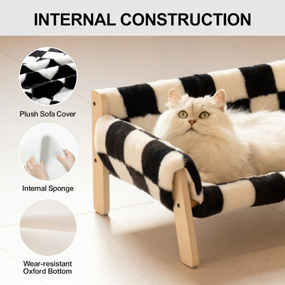 Sturdy 15kg Cat Sofa with Removable Washable Cover - Pawsitive Cuddles