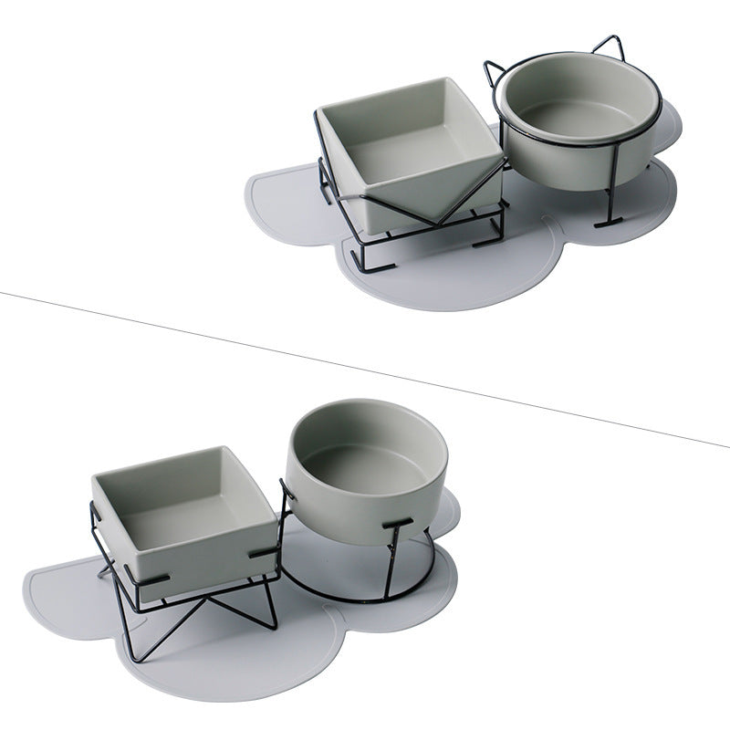Ergonomic Elevated Pet Bowl - Pawsitive Cuddles
