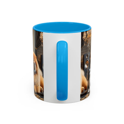 Chow Chow & Corgi Retro Lounge Coffee Mug (11oz/15oz)