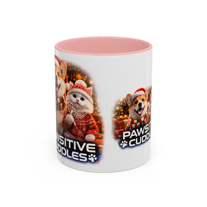 Holiday Pawsitive Cuddles Coffee Mug