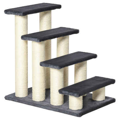 PawHut Cat Tree with 4 Steps - Pawsitive Cuddles
