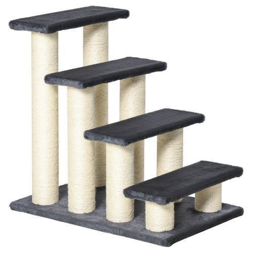 PawHut Cat Tree with 4 Steps - Pawsitive Cuddles