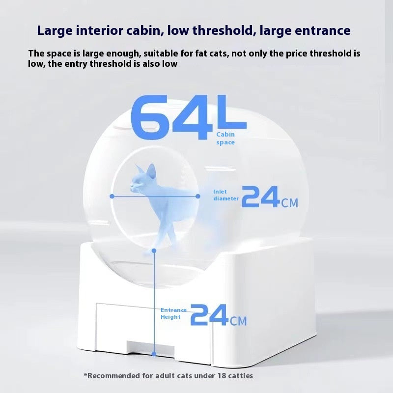 Intelligent Fully Enclosed Litter Box