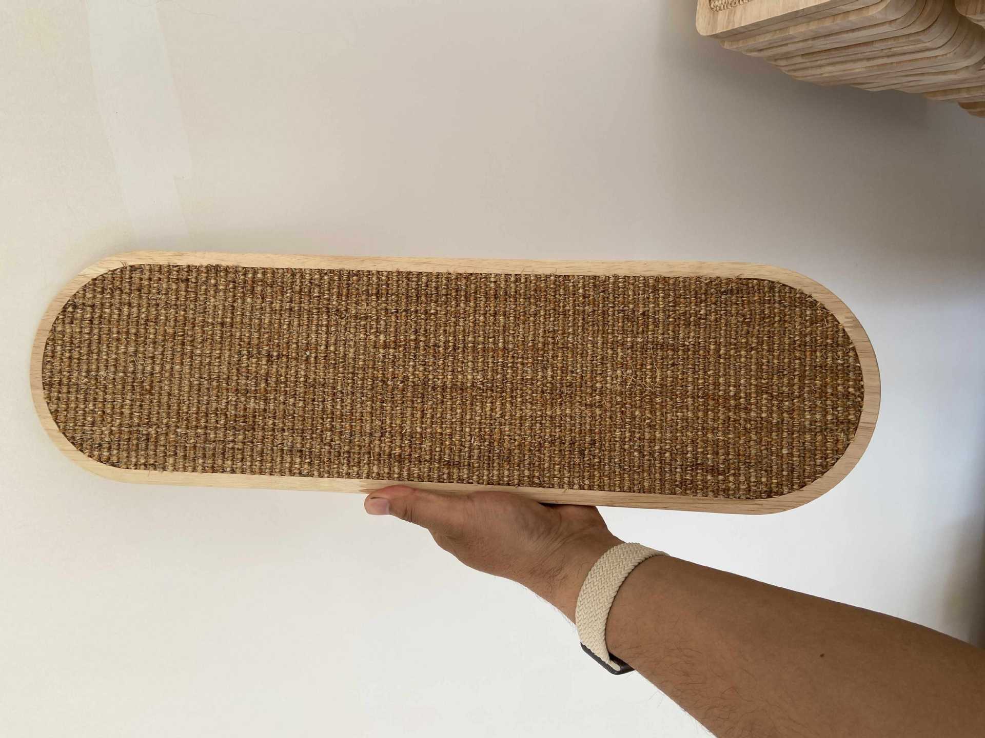 Wall-Mounted Sisal Hemp Cat Scratch Mat - Pawsitive Cuddles