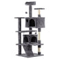 53-Inch Multi-Level Cat Climbing Tree - Pawsitive Cuddles
