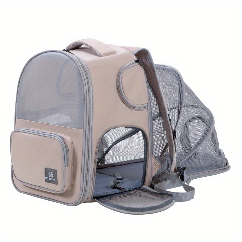 Adventure-Ready Expandable Pet Carrier Backpack