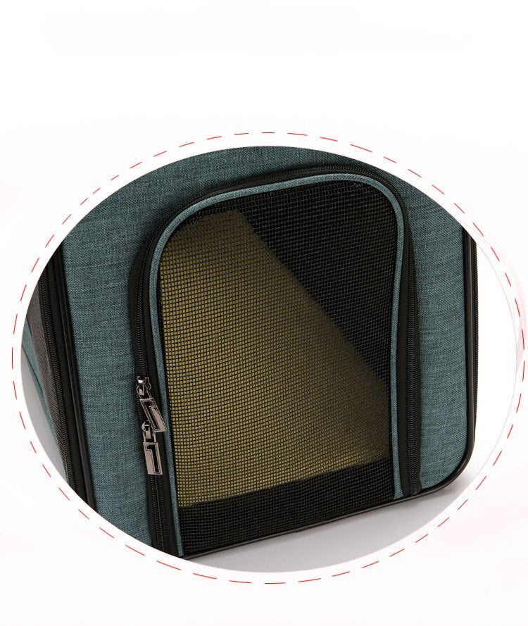 Fashionable Foldable Pet Travel Bag - Pawsitive Cuddles