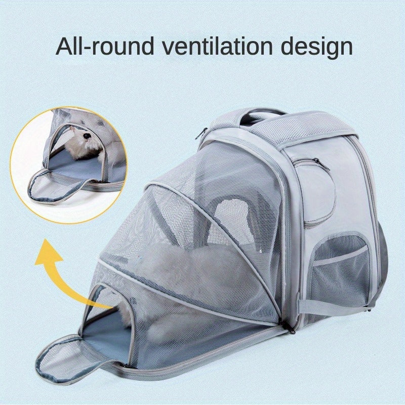 Adventure-Ready Expandable Pet Carrier Backpack