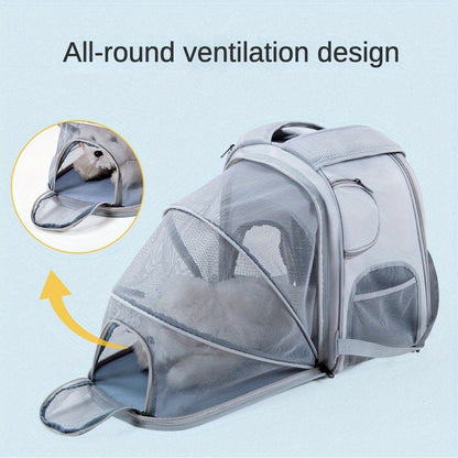 Adventure-Ready Expandable Pet Carrier Backpack