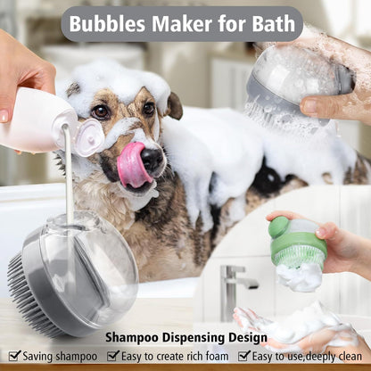 Gentle Massage & Bath Brush - Pawsitive Cuddles