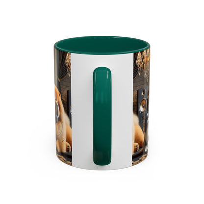 Chow Chow & Corgi Retro Lounge Coffee Mug (11oz/15oz)