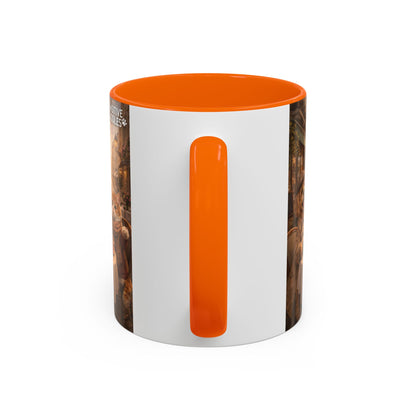 Coffee Mug — 'Pawsitive Cuddles' Cat & Dog Paris Café Accent Mug (11/15oz)