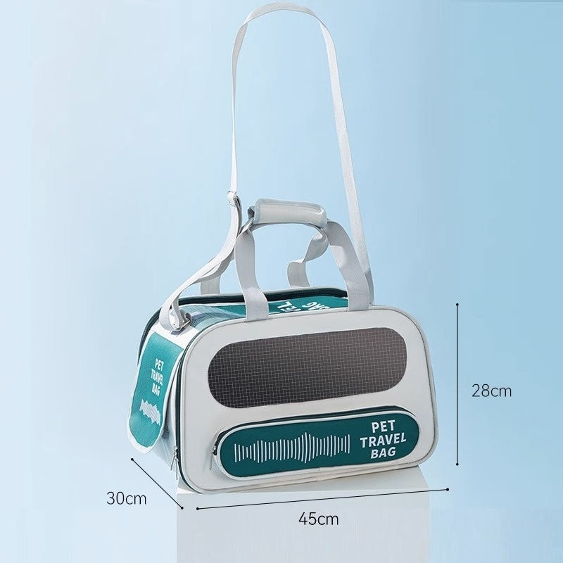 Large Capacity Travel Carrier for Cats & Small Dogs