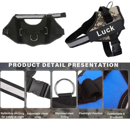 Custom Reflective No-Pull Dog Harness - Pawsitive Cuddles