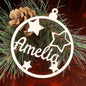 Personalized Christmas Snowflake Bauble - Pawsitive Cuddles