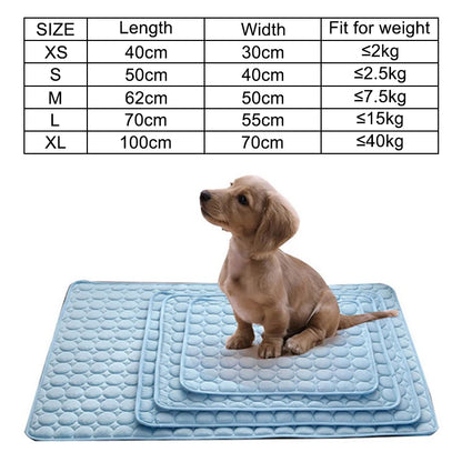 Pet Cooling Summer Pad Mat - Pawsitive Cuddles