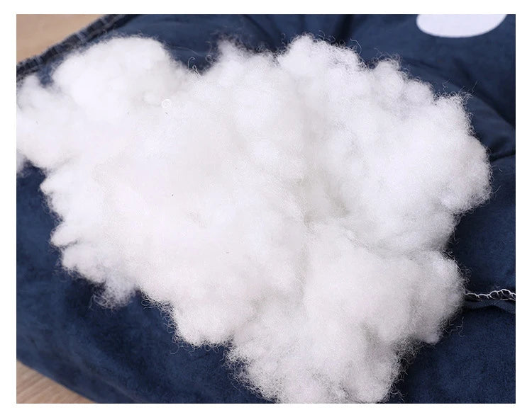 Warm Bone Washable Pet Bed for Dogs & Cats – Soft Cotton Nest - Pawsitive Cuddles