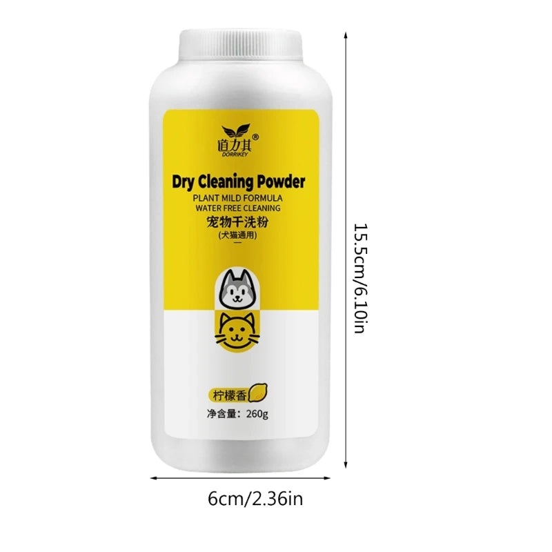 Dry Washing Shampoo for Pets Soothing & Deodorizing Natural Ingredients For Dogs Cats - Pawsitive Cuddles