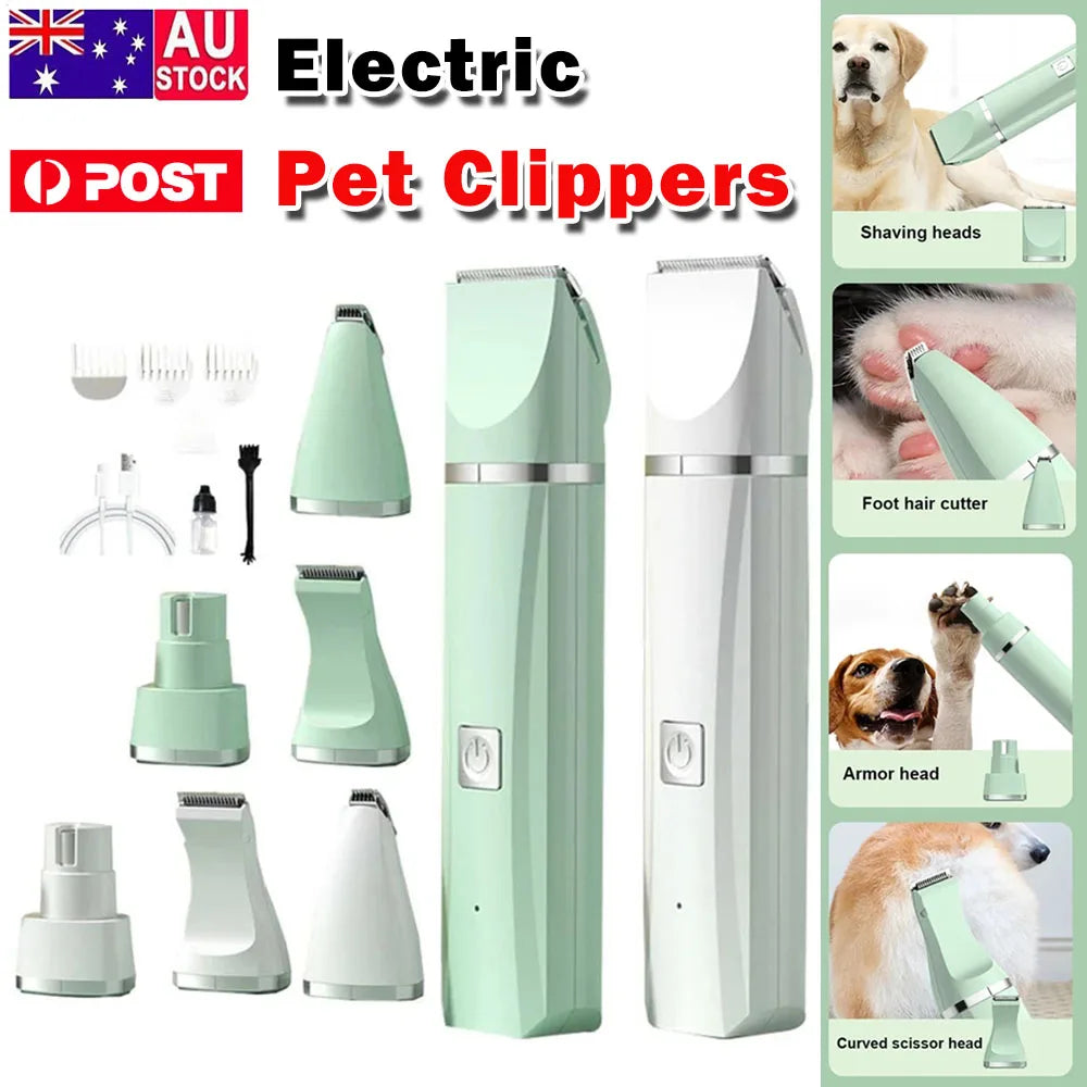 4-in-1 Multi-functional Electric Pet Hair Clippers - Pawsitive Cuddles