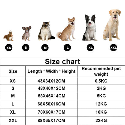 Square Plush Pet Bed - Pawsitive Cuddles