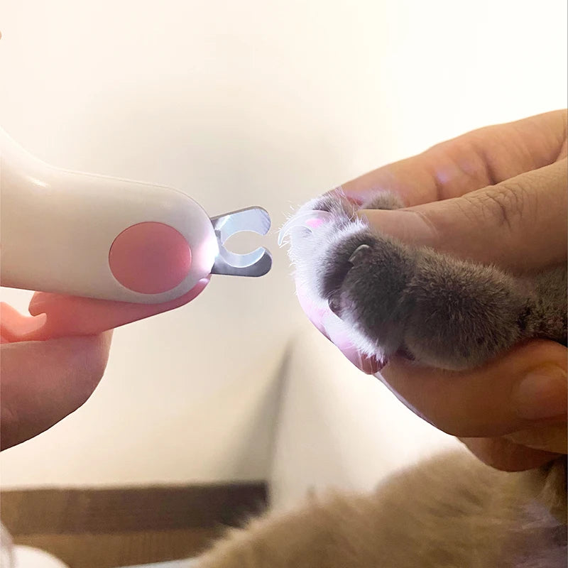 LED Pet Nail Clipper – Safe & Professional Grooming Tool for Cats & Dogs