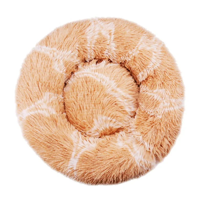 Round Pet Bed for Large Dog - Pawsitive Cuddles