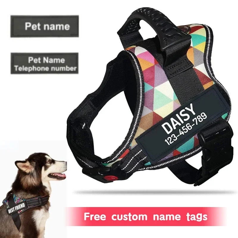New Dog Harness High Quality Nylon Adjustable - Pawsitive Cuddles