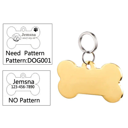 Personalized Pet Collar ID Tag - Pawsitive Cuddles
