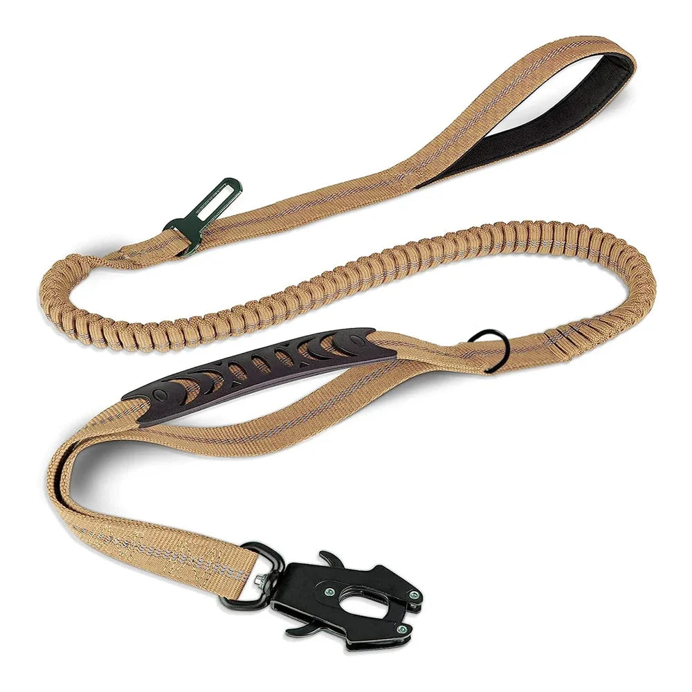 Heavy Duty Reflective Bungee Dog Leash - Pawsitive Cuddles