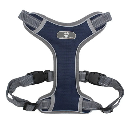 Dog Harness Vest Breathable Adjustable Reflective - Pawsitive Cuddles