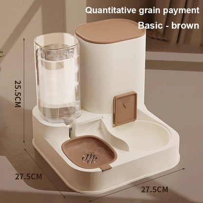 Kimpets Automatic Cat Feeder & Water Dispenser – Large Capacity, Dry-Wet Separation - Pawsitive Cuddles