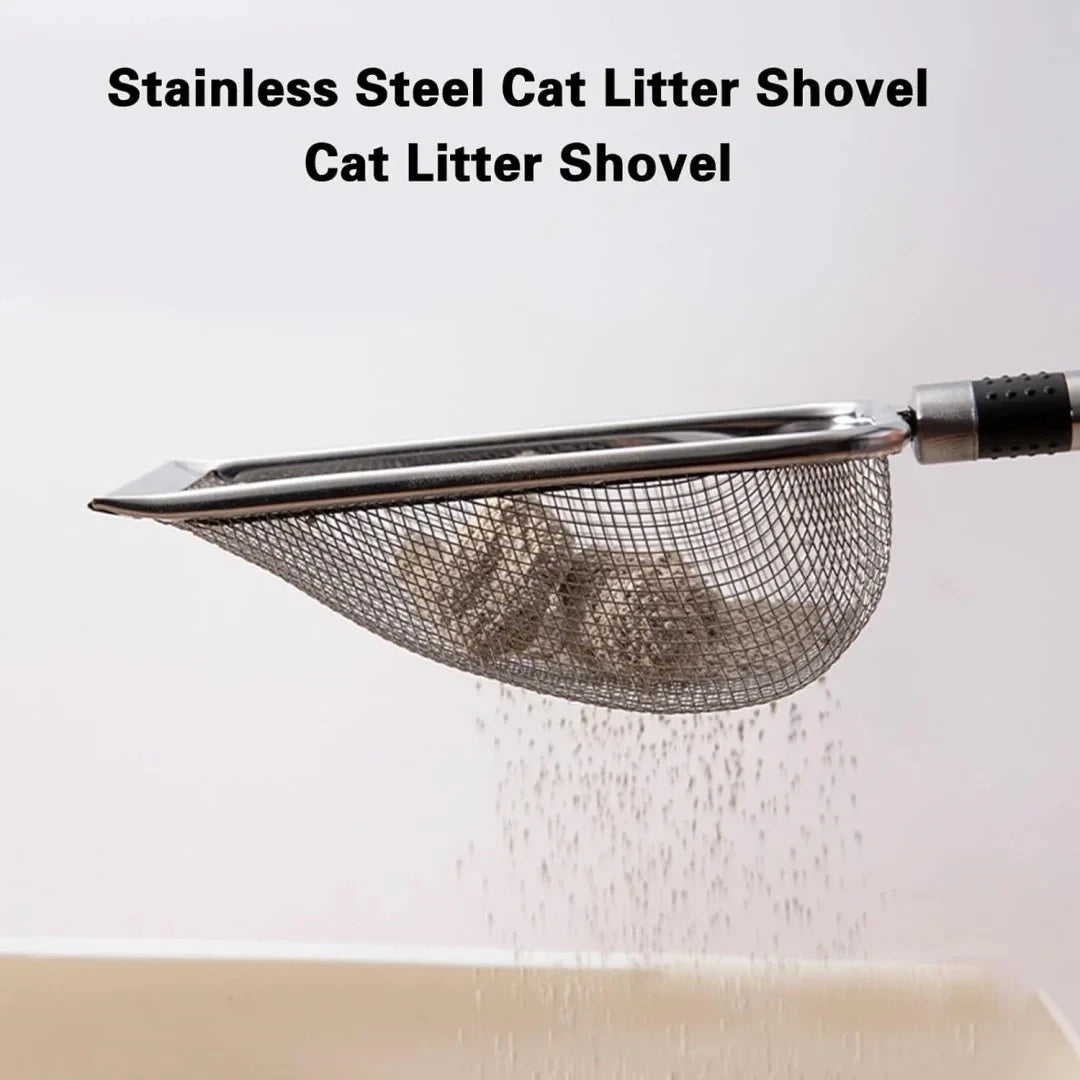 Stainless Steel Cat Litter Scoop - Pawsitive Cuddles
