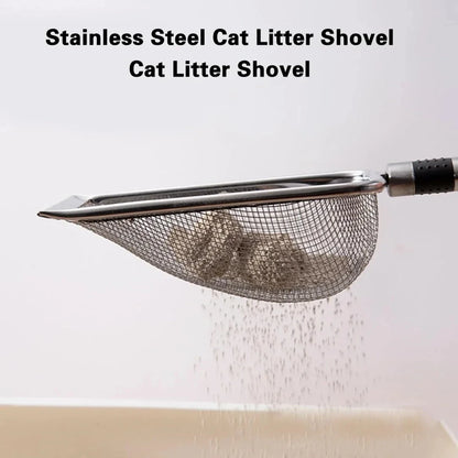 Stainless Steel Cat Litter Scoop - Pawsitive Cuddles