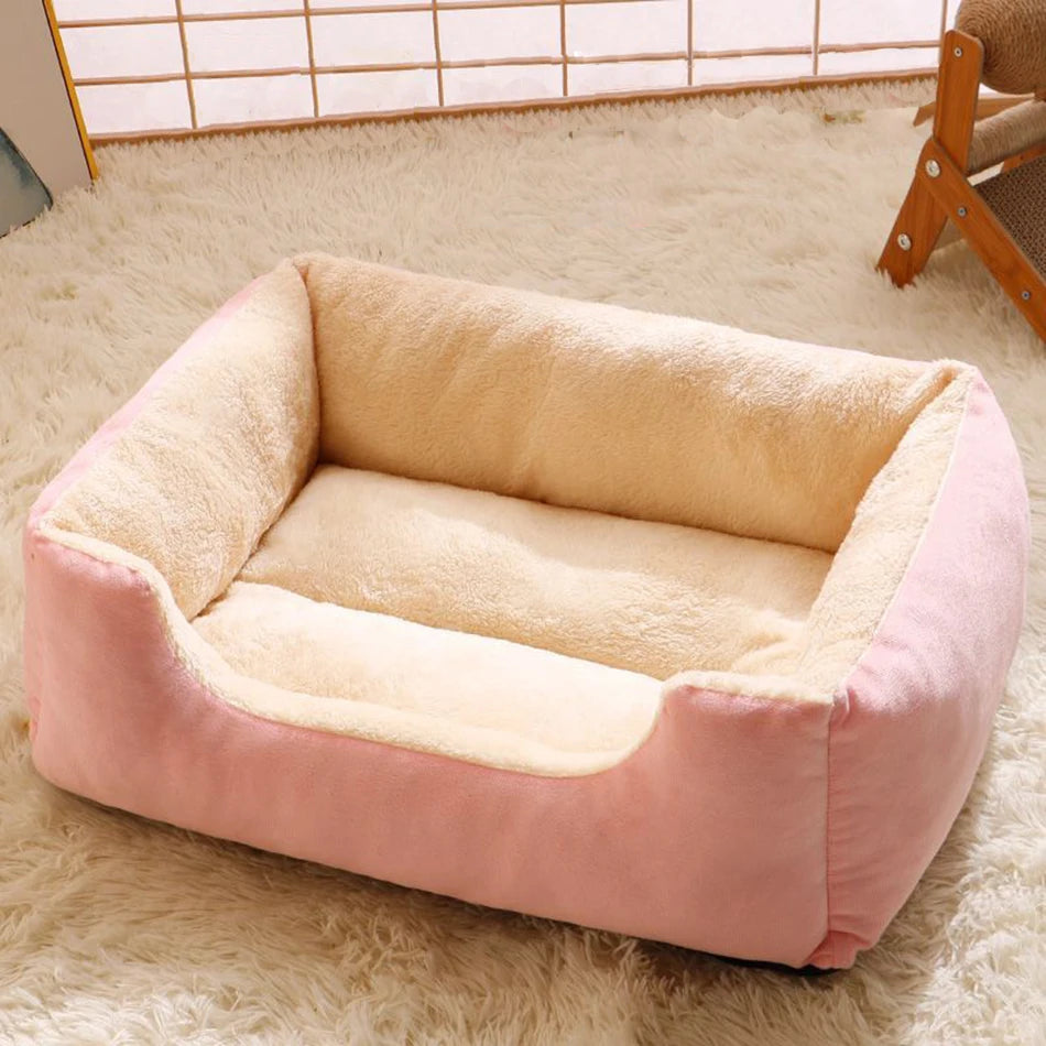 Soft Cushioned Bed for Cats & Dogs - Pawsitive Cuddles