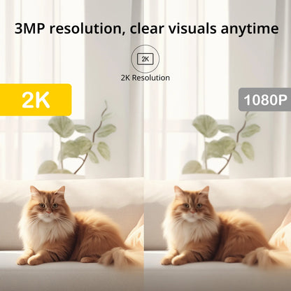 Surveillance Camera 3MP 5/2.4GHz WiFi Indoor - Pawsitive Cuddles