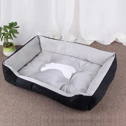 Warm Bone Washable Pet Bed for Dogs & Cats – Soft Cotton Nest - Pawsitive Cuddles