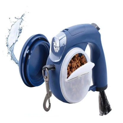 Retractable Dogs Leash with Light, Bags Holder/Water Cup - Pawsitive Cuddles