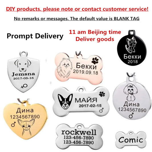 Personalized Pet Collar ID Tag - Pawsitive Cuddles