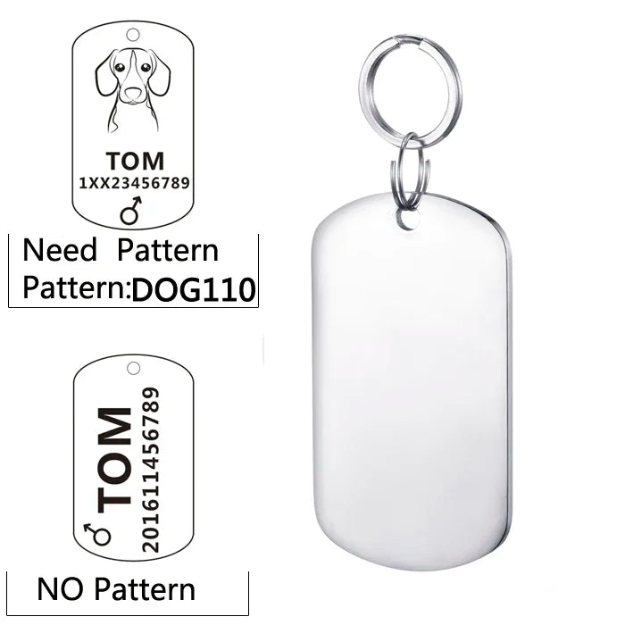 Personalized Pet Collar ID Tag - Pawsitive Cuddles