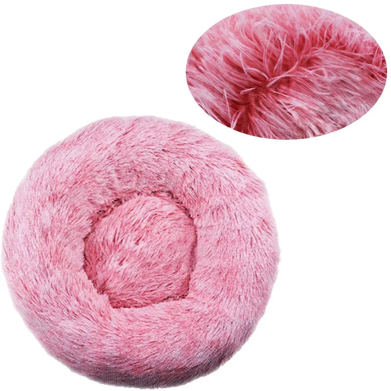 Round Pet Bed for Large Dog - Pawsitive Cuddles