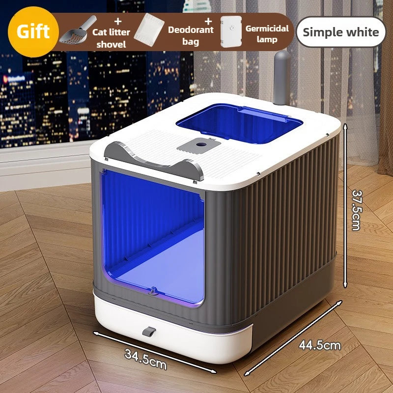 Cat Litter Box – Splash-Proof, Fully Enclosed - Pawsitive Cuddles