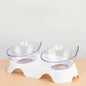 Double pet feeder Bowl With Stand - Pawsitive Cuddles