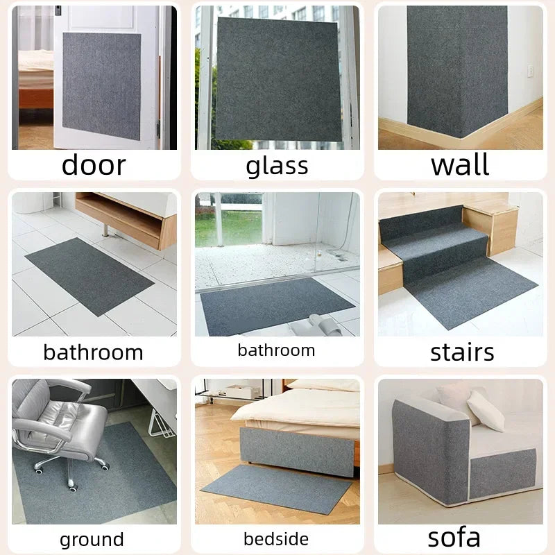 Self-Adhesive Carpet Cat Scratch Board - Pawsitive Cuddles