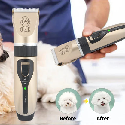 USB Rechargeable Silent Pet Hair Clipper - Pawsitive Cuddles