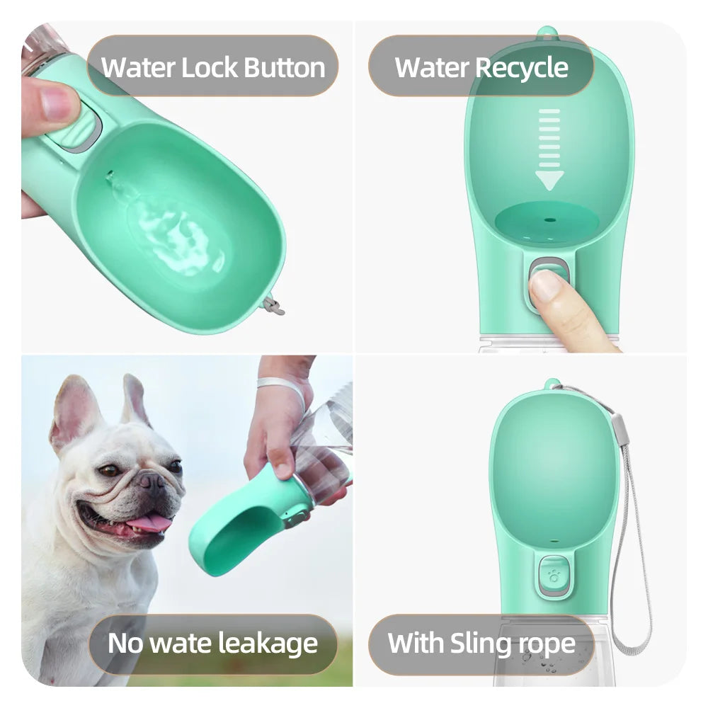 Portable Dog Water Bottle - Pawsitive Cuddles