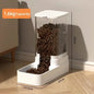 Automatic Cat Water Dispenser Gravity Dog Feeder Cat Feeder and Cats Water Dispenser Cat Feeder Food Storage Dispenser Container - Pawsitive Cuddles