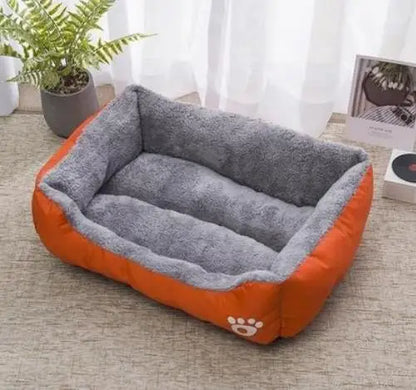 Warm Bone Washable Pet Bed for Dogs & Cats – Soft Cotton Nest - Pawsitive Cuddles