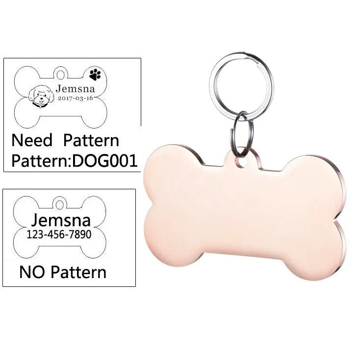 Personalized Pet Collar ID Tag - Pawsitive Cuddles