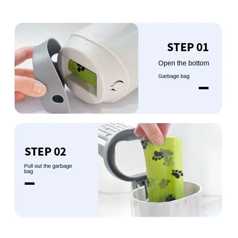 Cat Litter Shovel Scoop with Refill Bag For Pet Filter Clean Toilet Garbage Picker Cat Supplies Cat Litter Box Self Cleaning - Pawsitive Cuddles